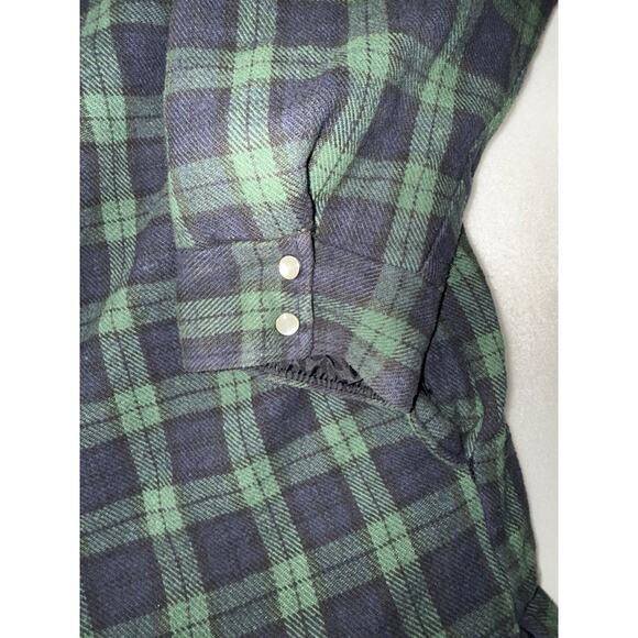 Work n’ Sport Flannel Quilted Jacket Removeable Sleeves Pearl Buttons‎ 3XL - Picture 2 of 13